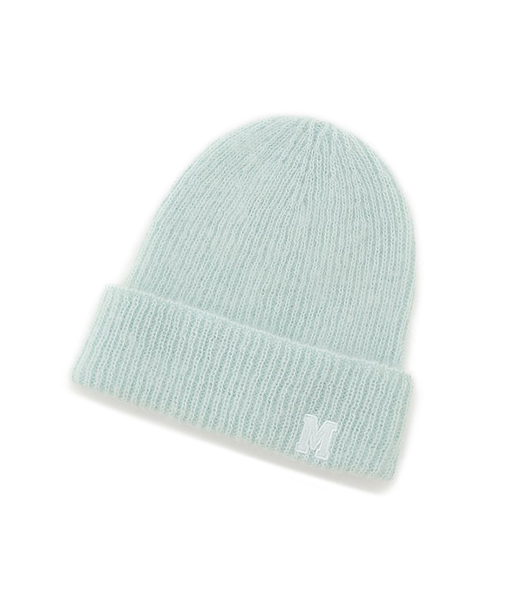 M刺繍ニット帽