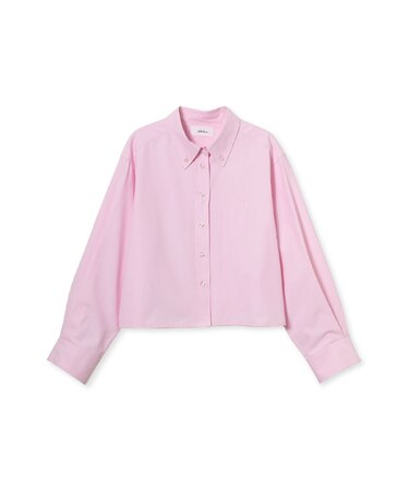 ボタンダウン短丈シャツ