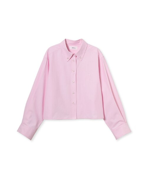 ボタンダウン短丈シャツ