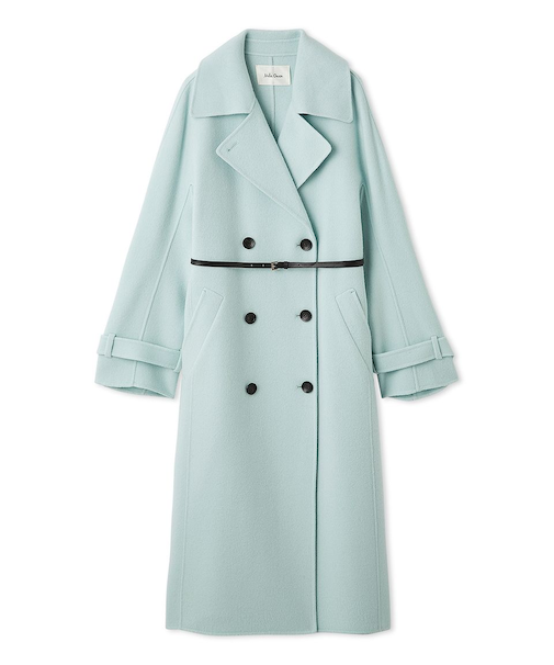 ベルト付きリバーピーコート