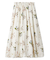 ボタニカルプリントバルーンスカート
