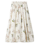 ボタニカルプリントバルーンスカート