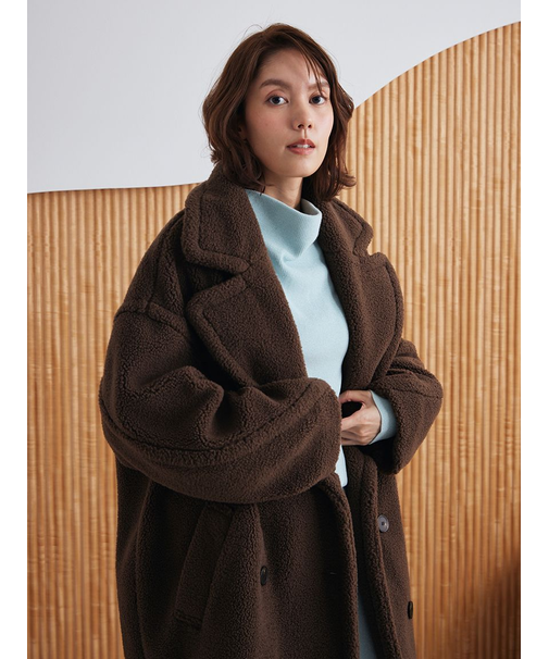 オーバーサイズボアコート