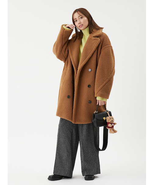 オーバーサイズボアコート