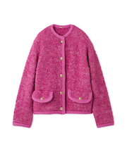 金釦テディラメニットジャケット