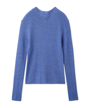 モヘヤ混ラメリブニットプルオーバー