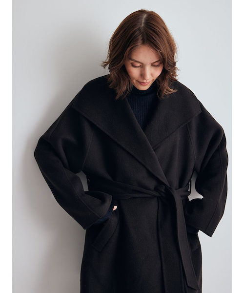 ミラオーウェンヘリンボーンチェスターコート 定価約4万円【サイズ1