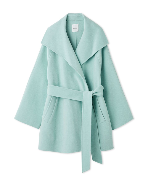 共ベルト付きビックカラーミディ丈コート｜ミラオーウェンの通販