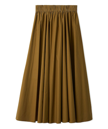 【00サイズあり】ウエストゴムギャザーマキシスカート