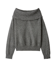 ピュアウールルーズ2wayオフショルニット