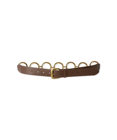 スクエアバックルチェーンベルト