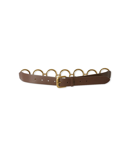 スクエアバックルチェーンベルト