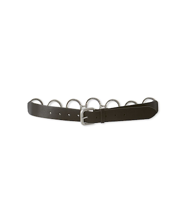 スクエアバックルチェーンベルト