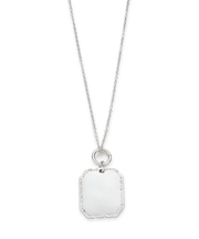 ラインストーンコインスライダーネックレス