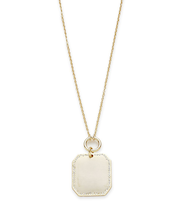 ラインストーンコインスライダーネックレス