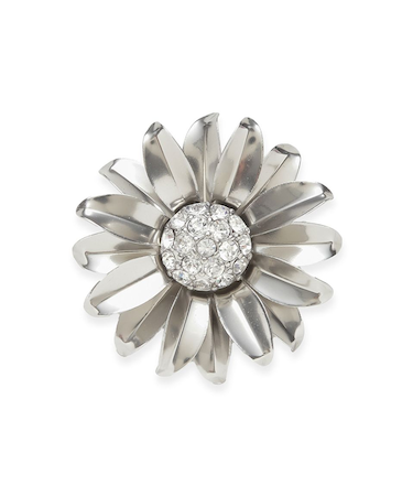 メタルフラワーブローチ