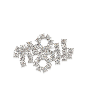 ビジューモチーフブローチ