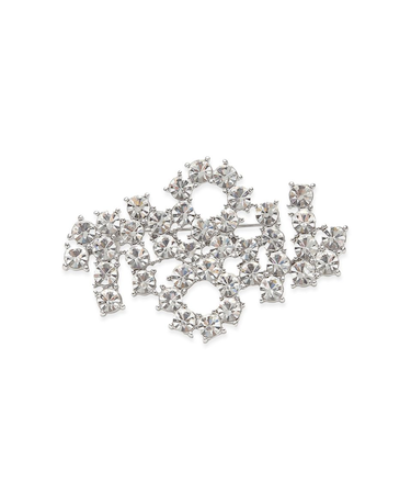 ビジューモチーフブローチ