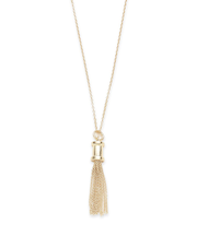 タッセルロングスライダーネックレス