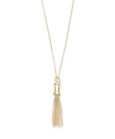 タッセルロングスライダーネックレス