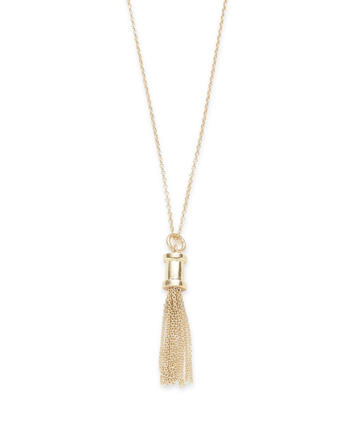 タッセルロングスライダーネックレス