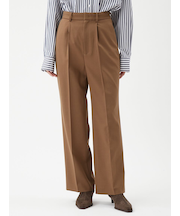 【セットアップ対応】ワンタックストレートスーツパンツ