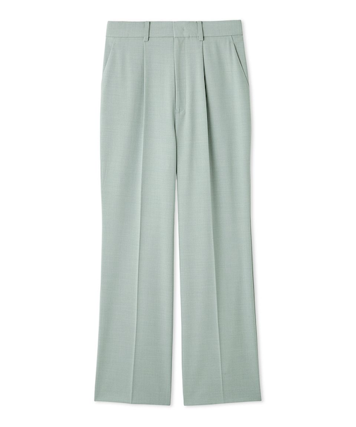 【セットアップ対応】ワンタックストレートスーツパンツ