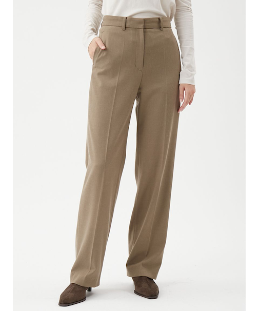 ウエストシューレース付きテーパードパンツ