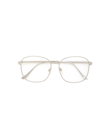 ビッグメタルスリムフレームダテメガネ