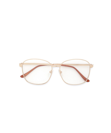 ビッグメタルスリムフレームダテメガネ