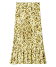 フラワープリントプリーツスカート