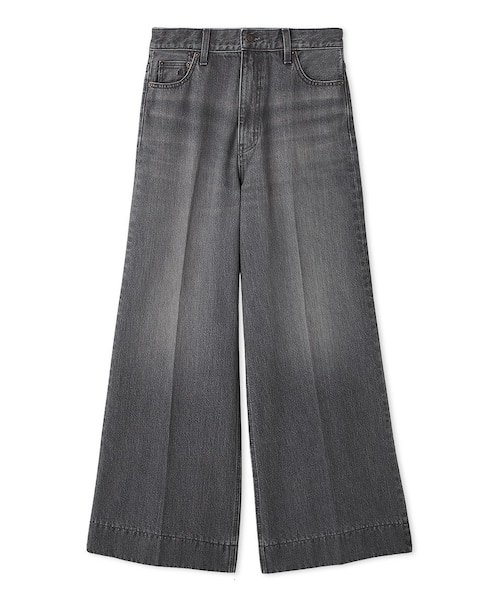 ヘムデザインセミフレアデニムパンツ｜ミラオーウェンの通販｜&mall