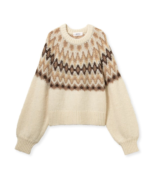 フリンジツイードカーデ｜ジルバイジルスチュアートの通販｜&mall