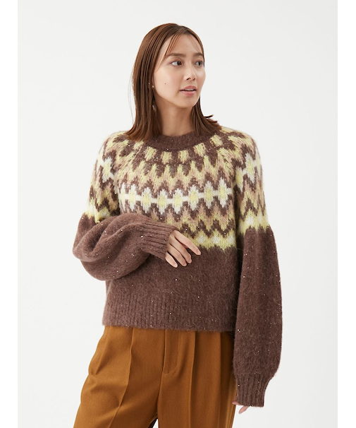 アルパカシャギーノルディックラメニット