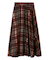 シャギーチェックタックマキシスカート