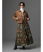 【00サイズあり】ウエストゴムギャザーマキシスカート