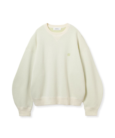 バイカラースウェットライクニット