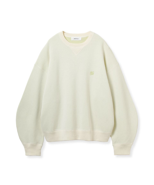 バイカラースウェットライクニット