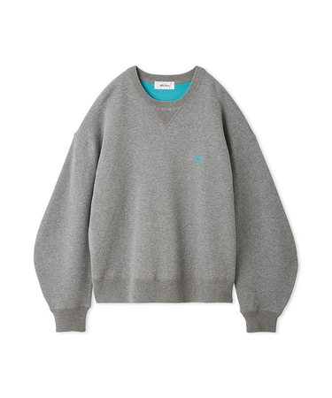 バイカラースウェットライクニット