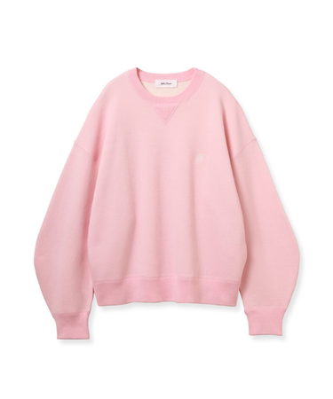 バイカラースウェットライクニット