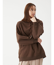 フォルムスリーブ裏起毛フーディー