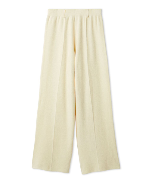 【セットアップ対応】モールヤーンニットセミワイドパンツ