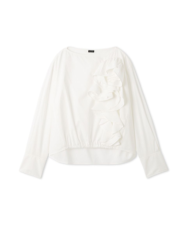 フラワーモチーフブラウス