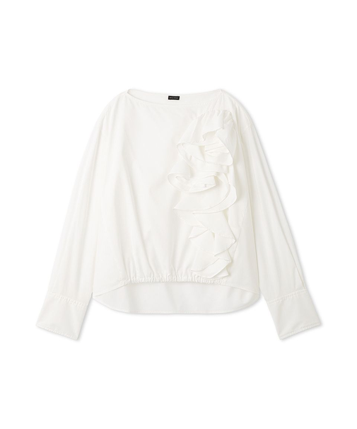 フラワーモチーフブラウス