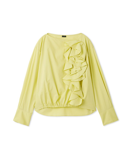 フラワーモチーフブラウス