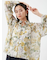 フラワープリントブラウス