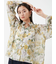 フラワープリントブラウス