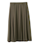 ダブルウエストランダムプリーツスカート