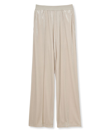 ベロアウエストゴムイージーパンツ