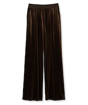 ベロアウエストゴムイージーパンツ